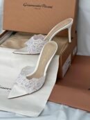 Gianvito Rossi Yvonne 85 Lace Mules