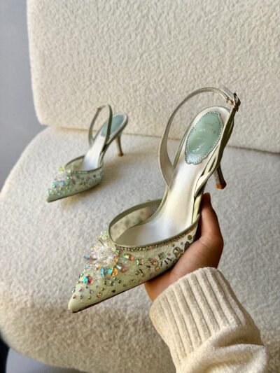 René Caovilla Cinderella 80mm Pumps